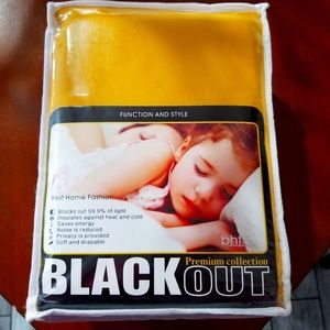 Brand New - Best Home Fashion Black Out Curtains, 2 panels